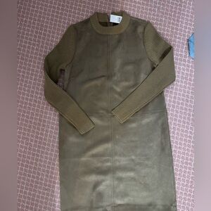 Light Brown Sweater Dress